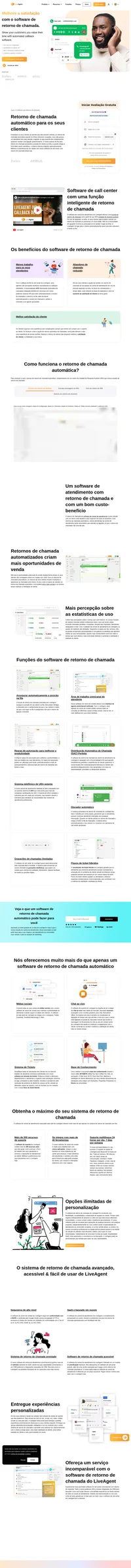 O software de retorno de chamada do LiveAgent é uma solução completa que inclui um centro de atendimento também. Nossa solução de retorno de chamada possui todos os recursos necessários. Experimente gratuitamente.