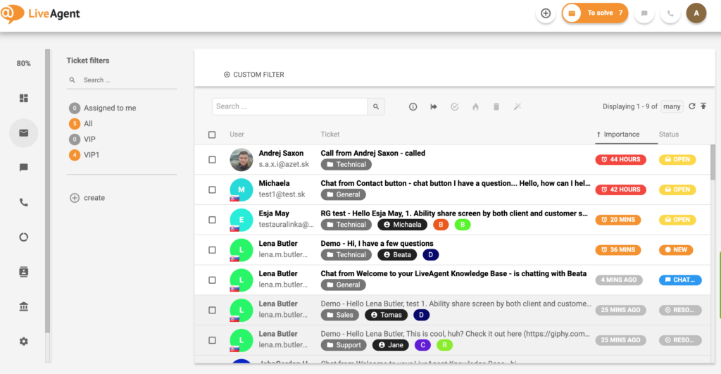 help-desk-software-LiveAgent-All-tickets