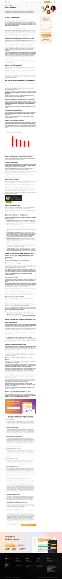 Chat online, também conhecido como software de chat online, é uma ferramenta de comunicação online que permite que você converse com os visitantes do seu site em tempo real.