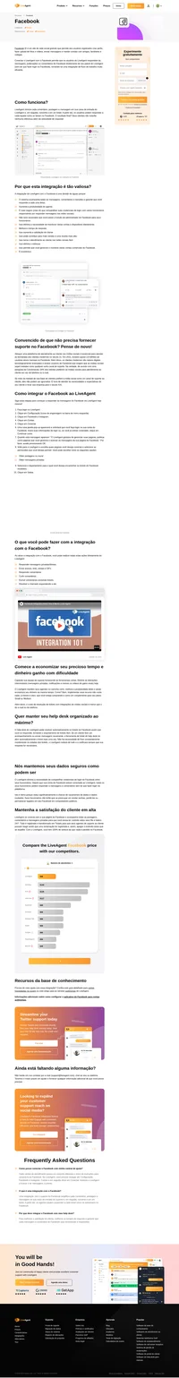 Arquive sua comunicação do Facebook em tíquetes, responda a comentários, publicações e mensagens do Facebook, economize tempo e dinheiro.