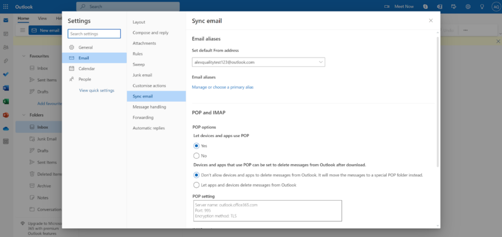 Microsoft365 - adicione mais contas de e-mail à sua caixa de entrada do Outlook
