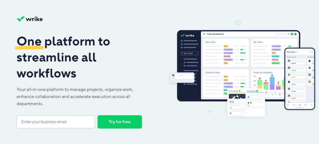 Wrike efficient project collaboration and tracking software, alternative to Jira