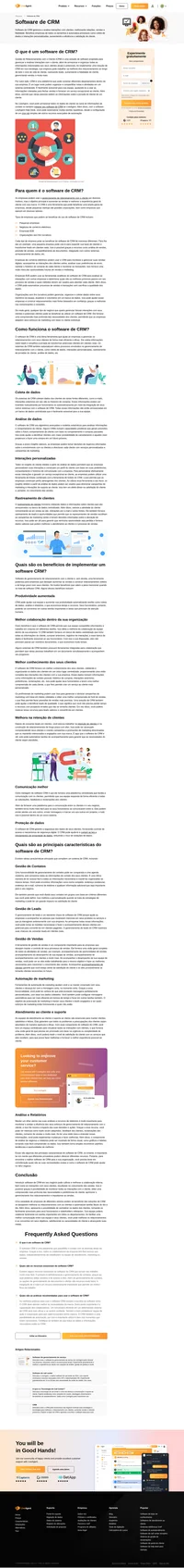 Descubra os benefícios do software de CRM e aprenda como ele pode ajudar seu negócio a melhorar os relacionamentos com os clientes, rastrear leads e impulsionar as vendas.