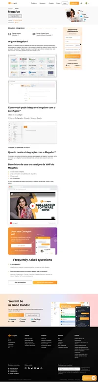 Megafon é o primeiro serviço de telefonia pré-pago pela internet para usuários domésticos/empresariais na Bulgária. Saiba mais sobre a integração do Megafon no LiveAgent.