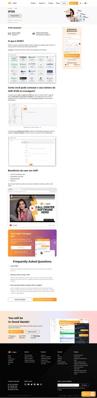 iFON é um serviço de telecomunicações inovador, disponível em qualquer lugar na Internet. Aprenda sobre a integração iFON no LiveAgent.