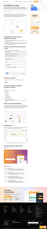 Oculte o seu endereço de e-mail para evitar spam, gere mais leads ao apresentar uma forma fácil de ser contatado pelo recurso do LiveAgent - formas de Contato. Leia sobre isso.