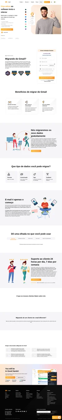 Você está administrando seu atendimento ao cliente com sua conta de e-mail do Google? Leve o atendimento para o próximo nível e migre para o LiveAgent hoje.