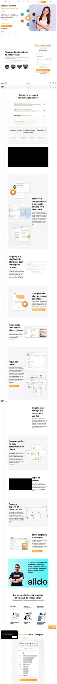 As melhores alternativas de chat ao vivo contêm um conjunto específico de recursos que o prepararão para o sucesso. Descubra quais são elas hoje!