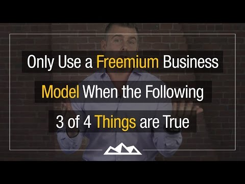 Youtube video: Freemium SaaS: The 4 Rules For Creating A GREAT Business Model & Product