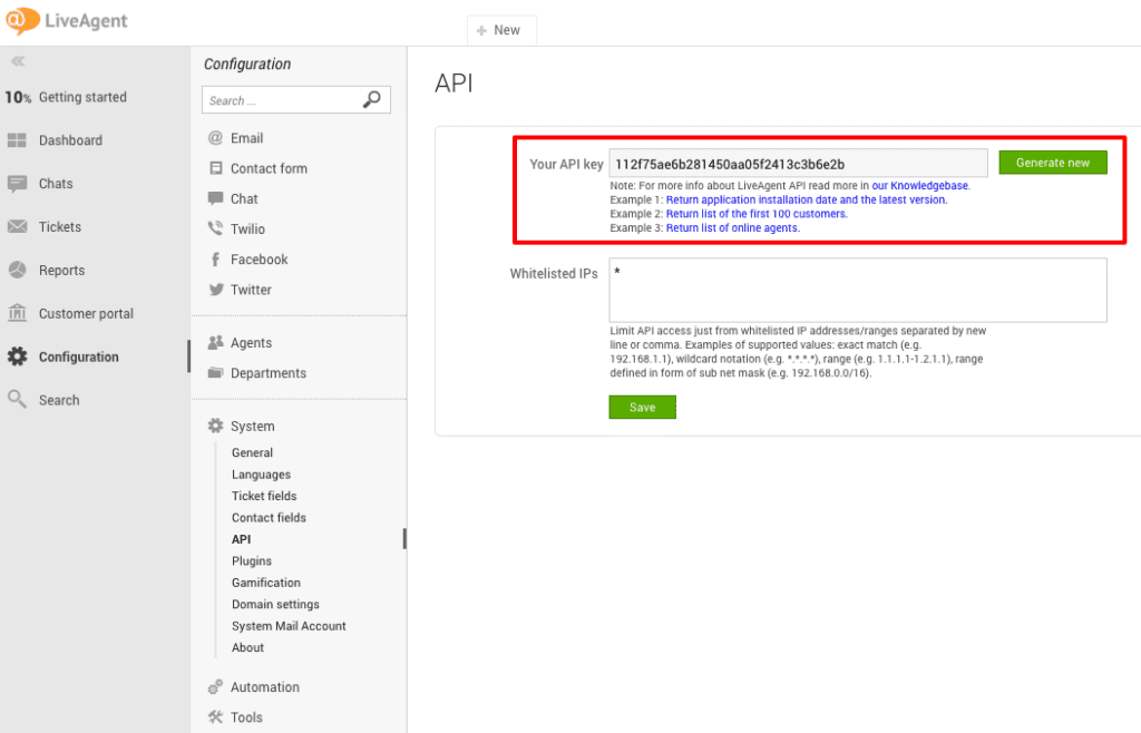 opencart LiveAgent integration