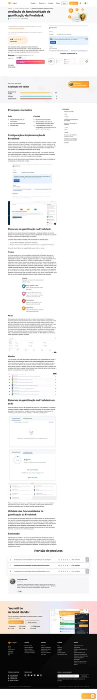 Procurando gamificar a experiência da sua equipe de suporte ao cliente? Confira nossa avaliação da gamificação da Freshdesk para saber mais. Você não vai querer perder. Leia agora.