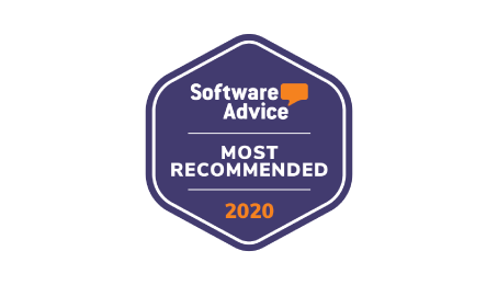 software advice most recommended help desk badge