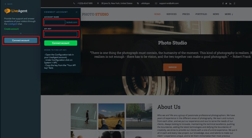 ukit-la-integration-step2 Integração do LiveAgent uKit