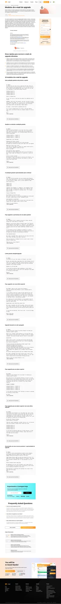 Confira nossos modelos de e-mail de upgrade de alta conversão que farão com que seus usuários gratuitos se tornem clientes pagos.