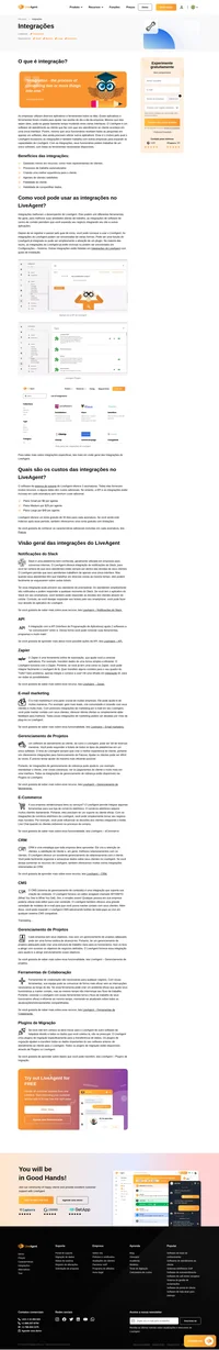 O LiveAgent é um software de atendimento ao cliente que oferece várias integrações para otimizar o seu trabalho. Saiba mais sobre todas as possíveis integrações que o LiveAgent têm a lhe oferecer.