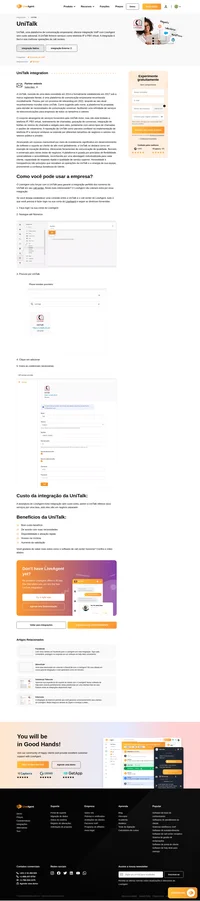 Melhore suas operações sem esforço sincronizando o número VoIP da UniTalk com o sistema do LiveAgent. Nossa página perspicaz oferece insights valiosos para agilizar o processo.