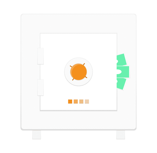 Banking insurance illustration